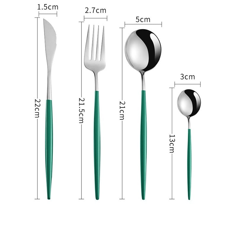 tableware stainless steel spoon set sun store