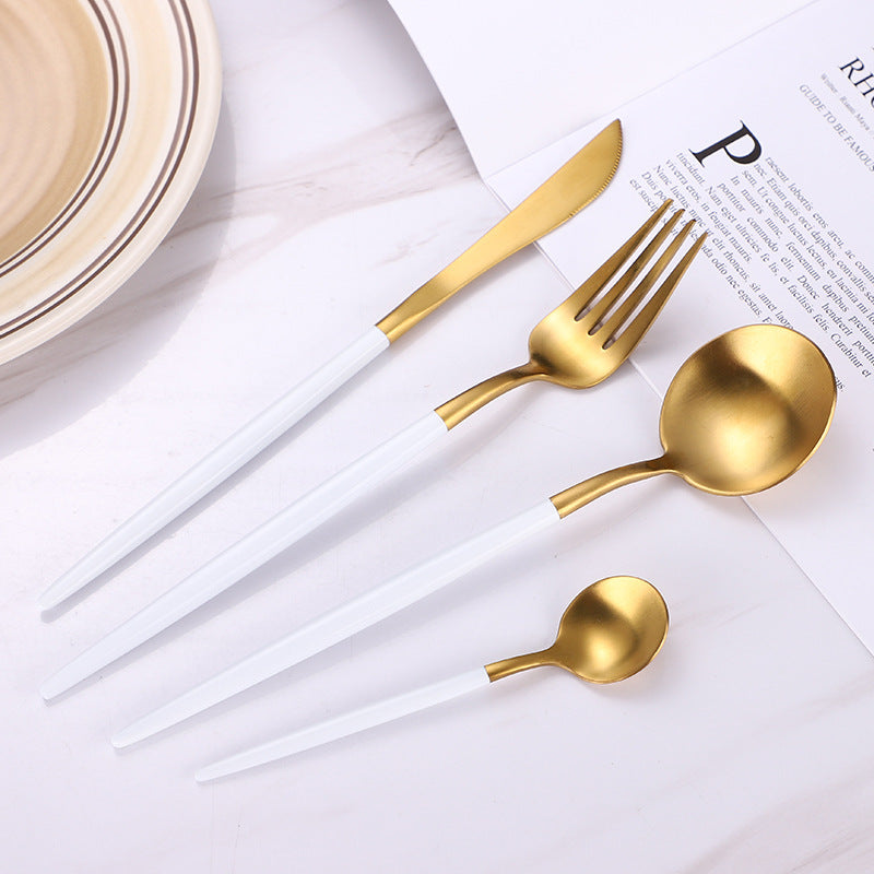 tableware stainless steel spoon set sun store