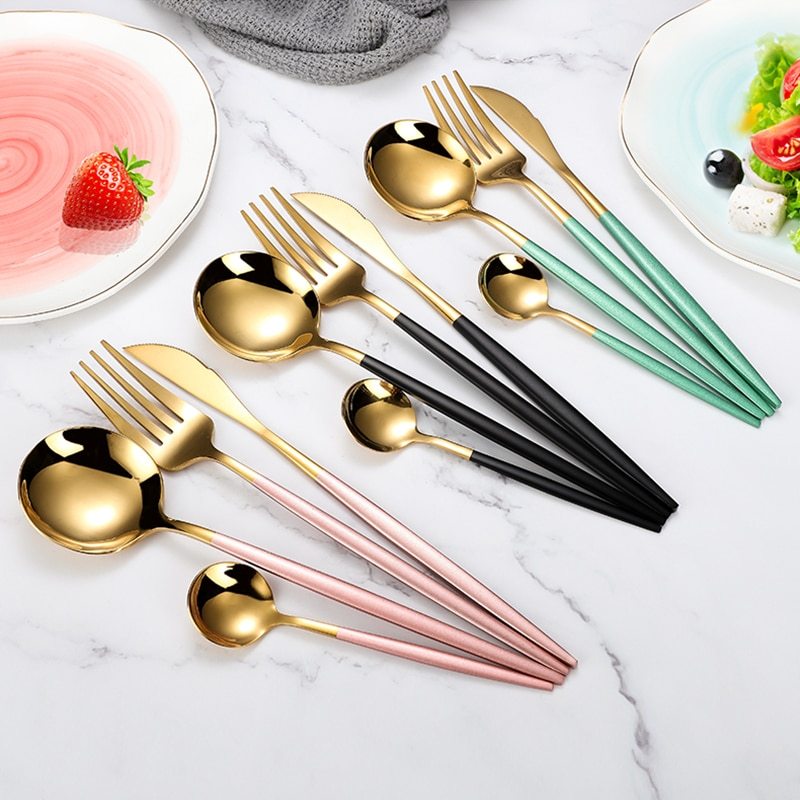 tableware stainless steel spoon set sun store