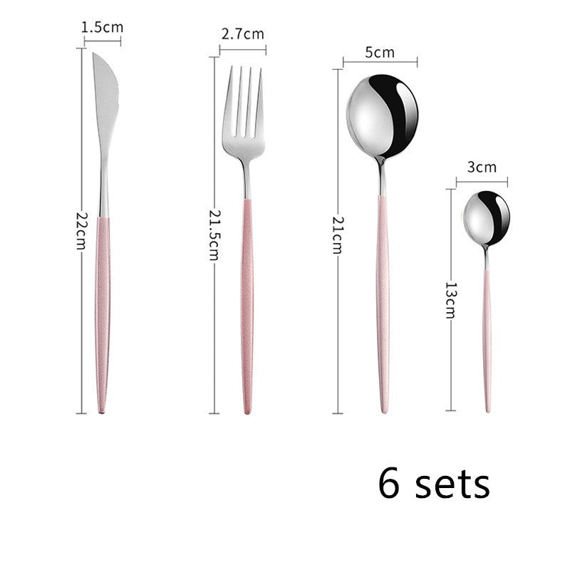 tableware stainless steel spoon set sun store
