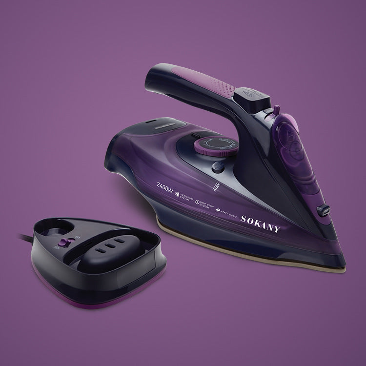 Steam Iron 5 Speed Adjust Cordless Charging Portable Clothes Ironing Steamer Portable Ceramic Soleplate sun store