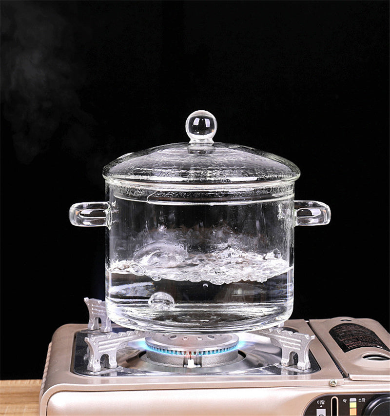 Glass Pot Stove Pot Kitchen Transparent Mini Soup Pot Stove Stove Cooking Tools Accessories sun store