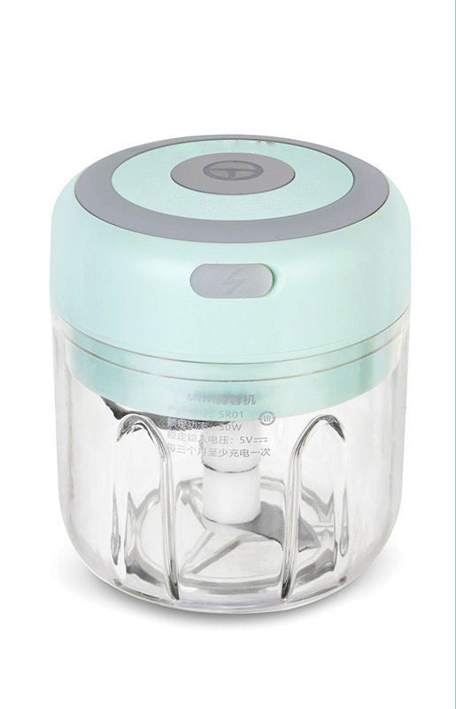 Mini Electric Garlic Chopper USB Charging Ginger Masher Machine Sturdy Durable Chili Vegetable Crusher Kitchen Tool sun store