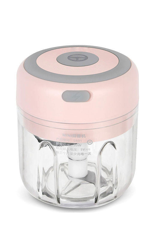 Mini Electric Garlic Chopper USB Charging Ginger Masher Machine Sturdy Durable Chili Vegetable Crusher Kitchen Tool sun store