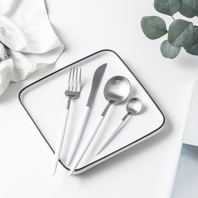 tableware stainless steel spoon set sun store