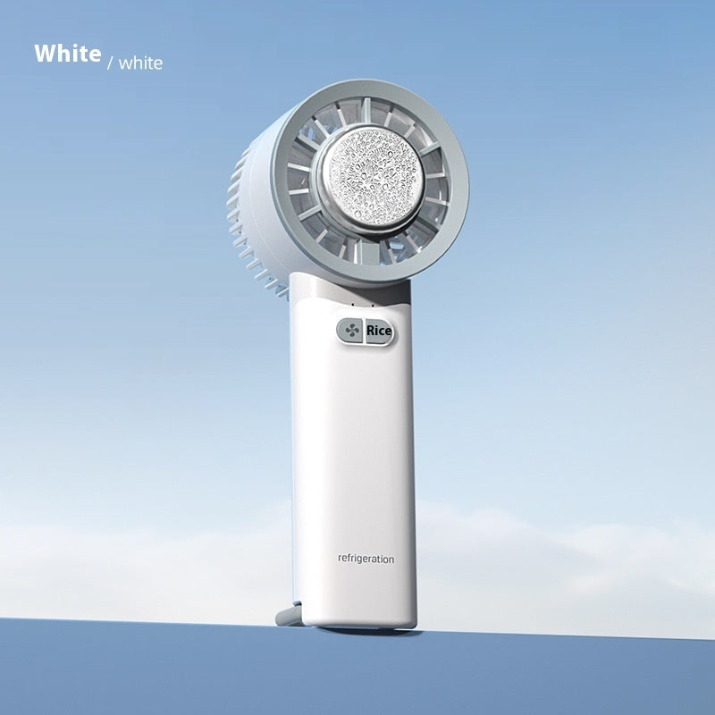 2024 Summer Gadget Handheld Turbo Jet Fan Mini Portable Ice Cold Fan Generation Brushless Motor Wind High Speed Duct Fans Violent Blower sunstore