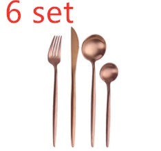 tableware stainless steel spoon set sun store