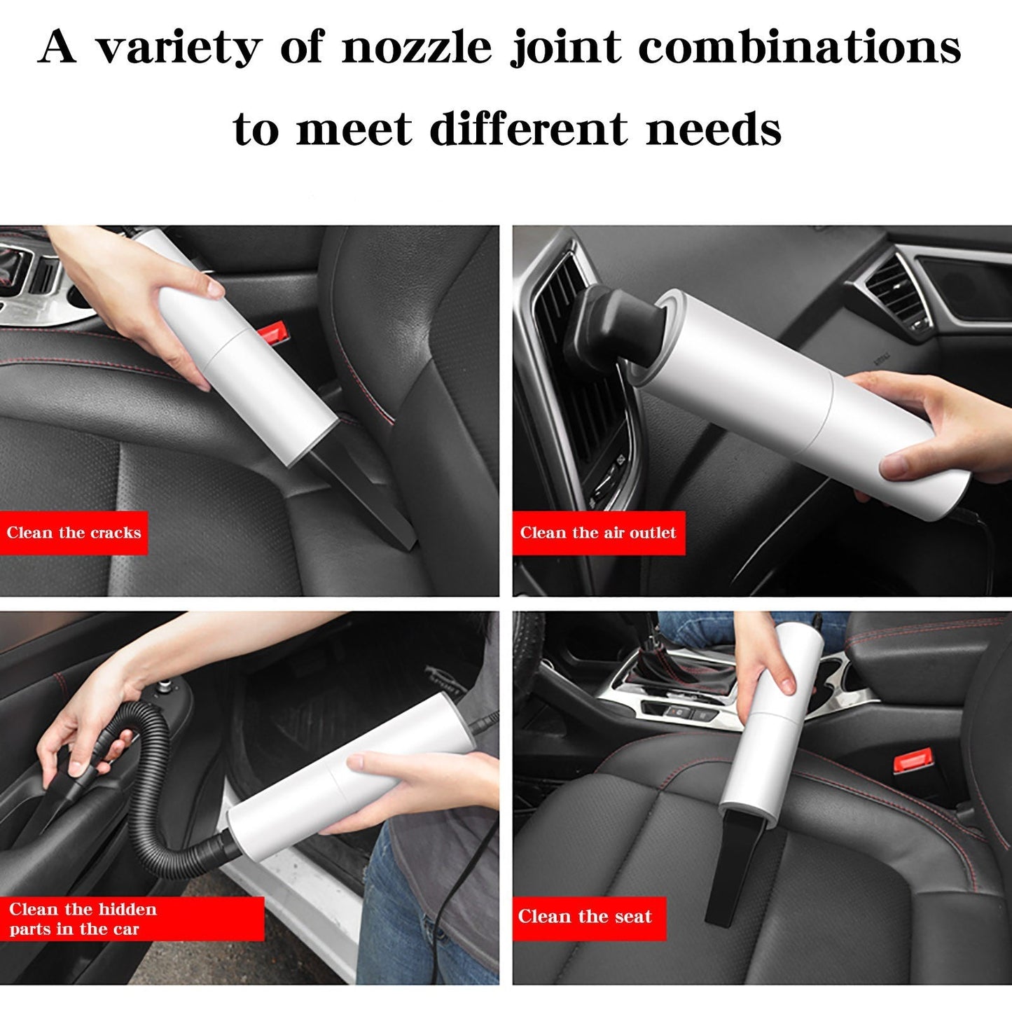 Portable Handheld Vacuum Cleaner 120W Car Charger sunstore