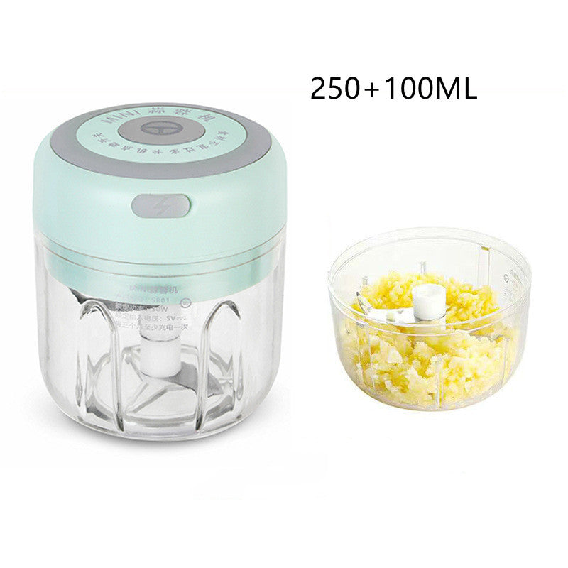 Mini Electric Garlic Chopper USB Charging Ginger Masher Machine Sturdy Durable Chili Vegetable Crusher Kitchen Tool sun store