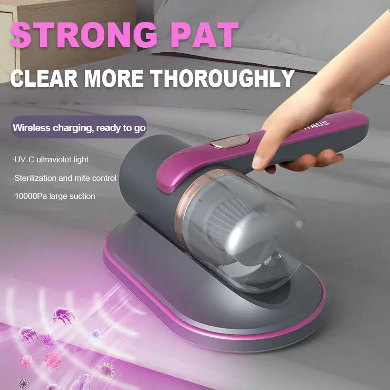 Electric UV Mite Remover Household Bed Mattress Sofa Pillows Mite Removal Instrument Waterproof Mini Vacuum Cleaner Lint Remover sun store