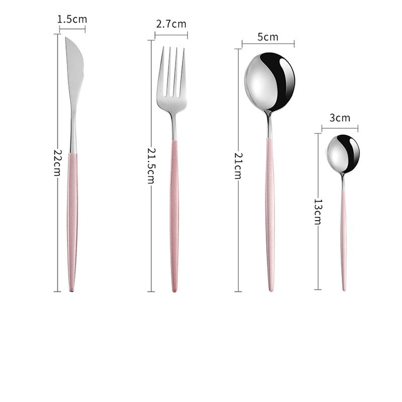 tableware stainless steel spoon set sun store