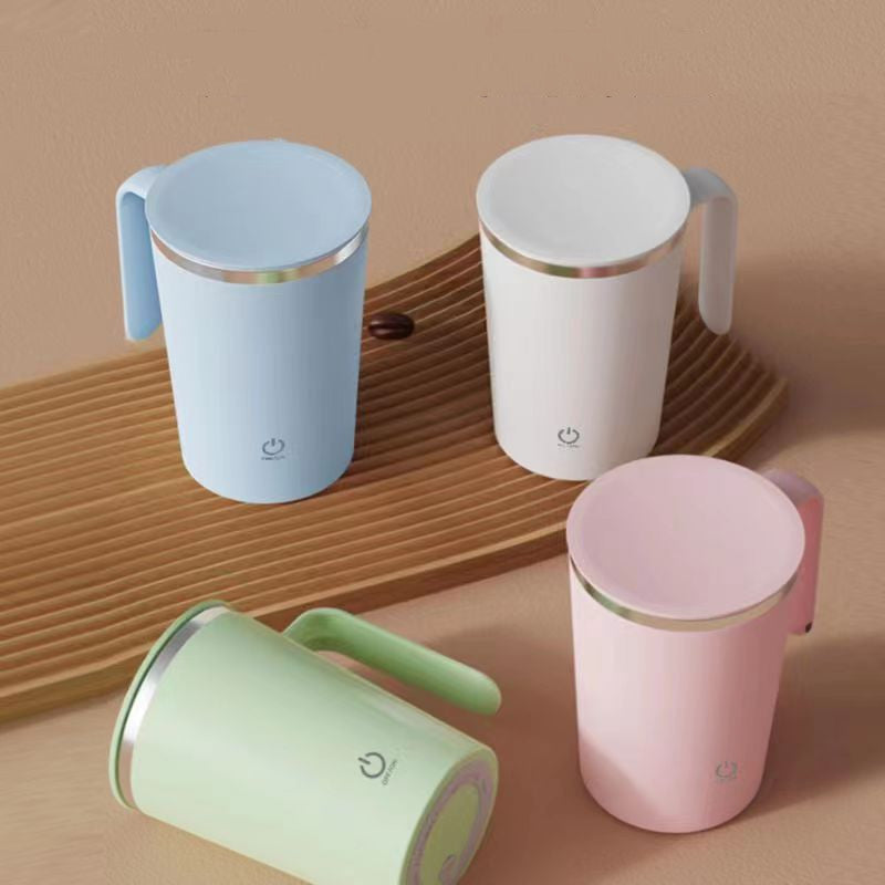 Kitchen Electric Mixing Cup Stirring Coffee Cup Automatic Mixing Mugs Cup Lazy Rotating Magnetic Water Cup sun store