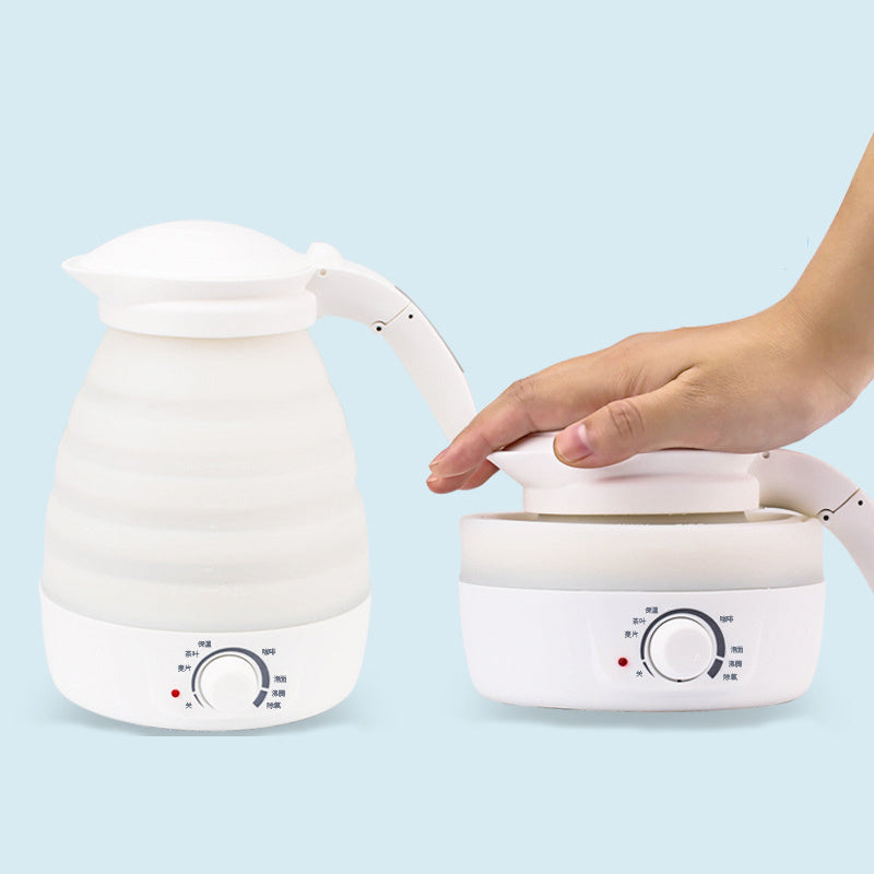 Foldable silicone electric kettle sun store