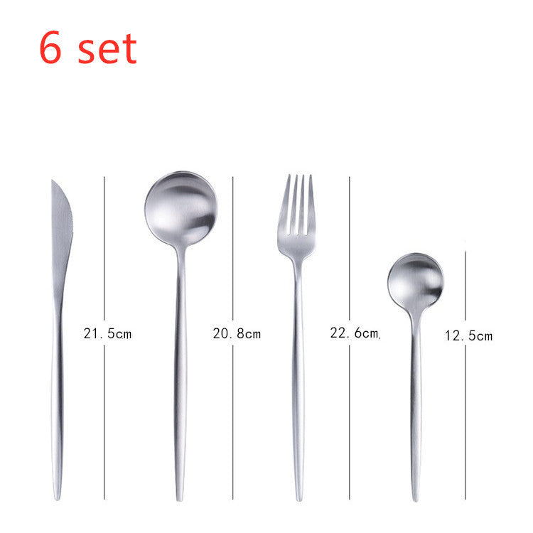 tableware stainless steel spoon set sun store