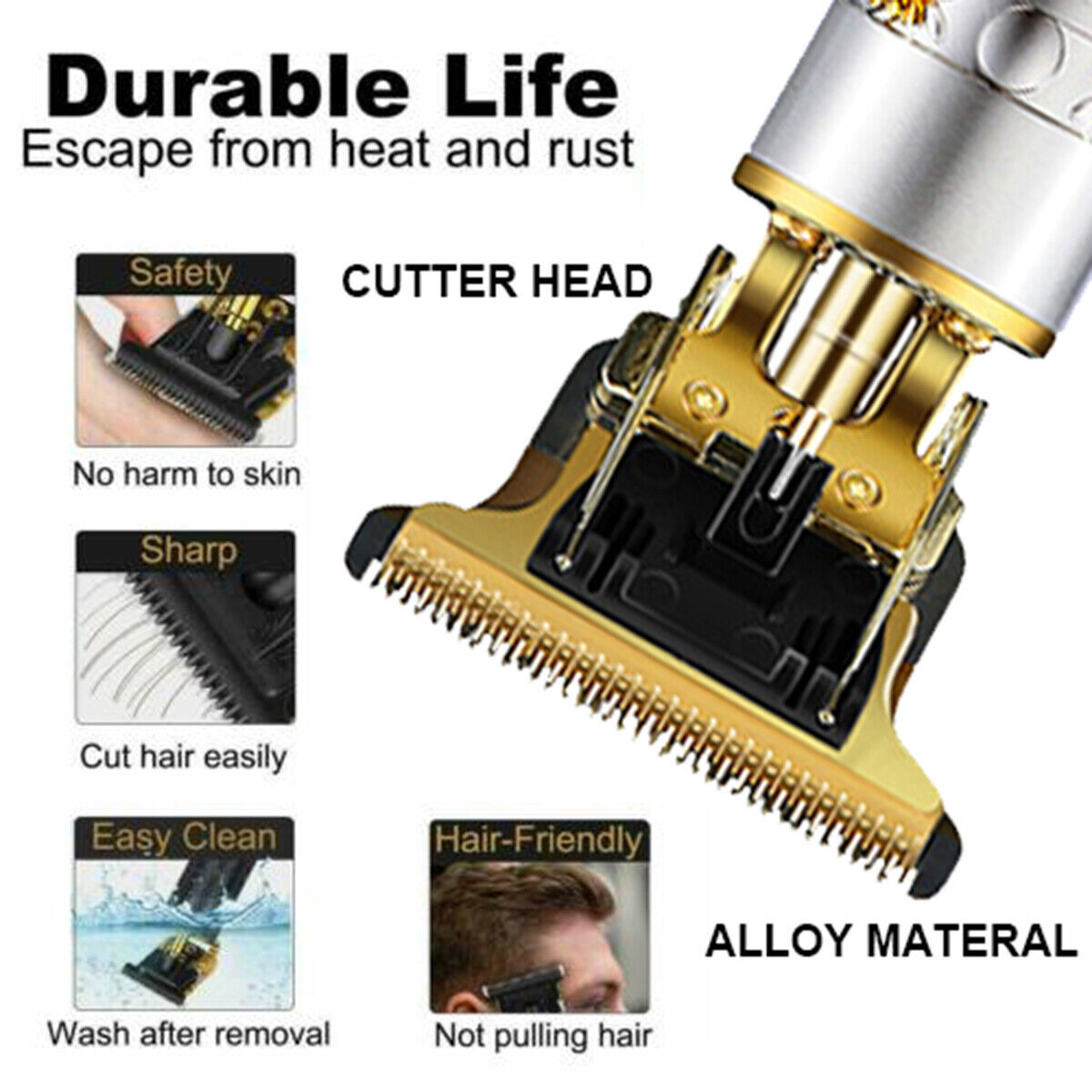Mens Professional Hair Clippers Electric Shaver Trimmers Machine Cordless Beard sun store