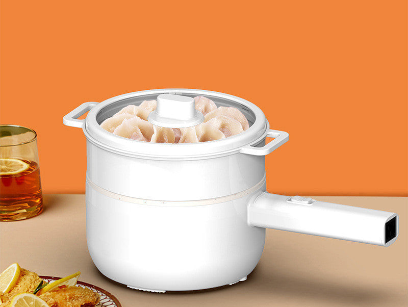 Multifunctional Electric Cooker Student Dormitory Small Electric Cookware Hot Pot Long Handle Electric Frying Pan sun store