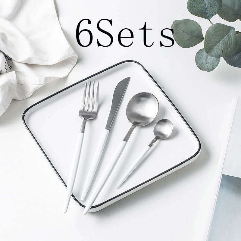 tableware stainless steel spoon set sun store