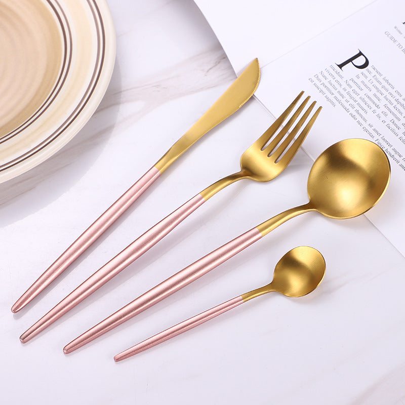 tableware stainless steel spoon set sun store