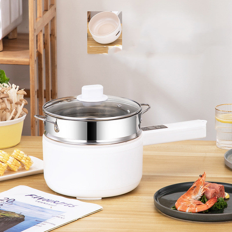 Multifunctional Electric Cooker Student Dormitory Small Electric Cookware Hot Pot Long Handle Electric Frying Pan sun store