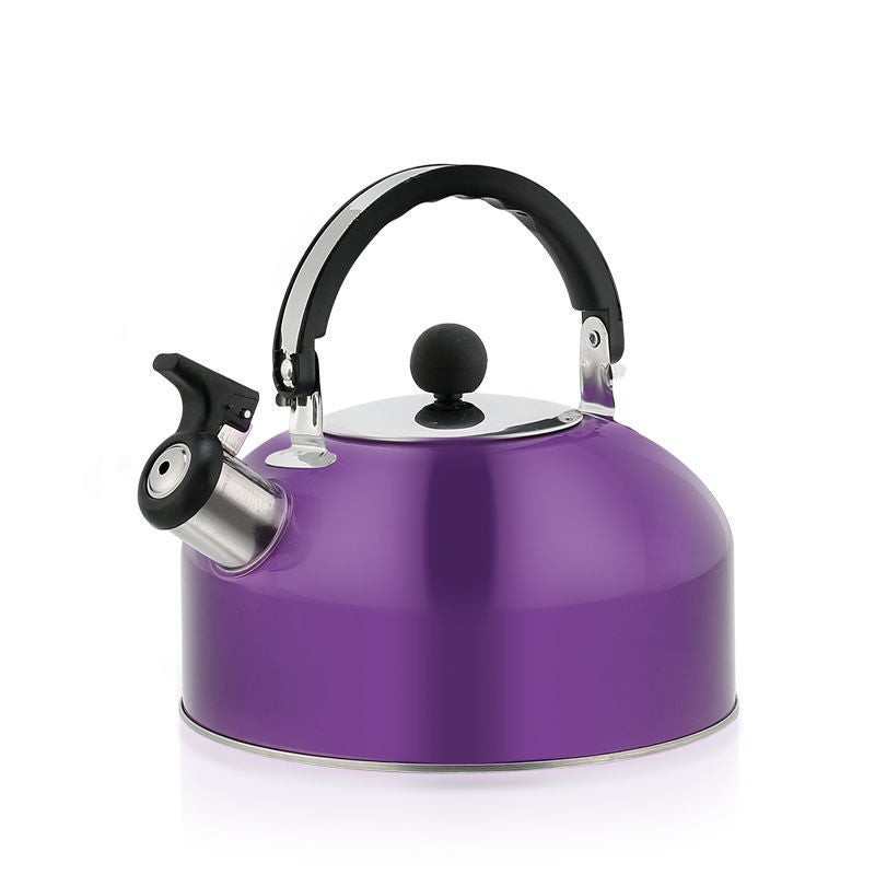 Household Kettle Stainless Steel Whistling Kettle Large Capacity Induction Cooker sun store
