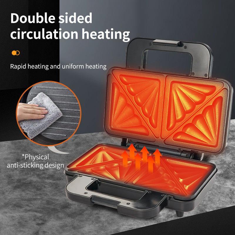 SOKANY08001 Sandwich machine Home breakfast machine Griddle electric baking pan double-sided bread press toaster Hypersku