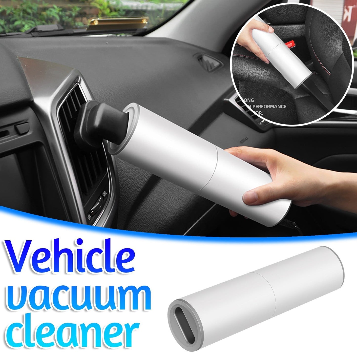 Portable Handheld Vacuum Cleaner 120W Car Charger sunstore