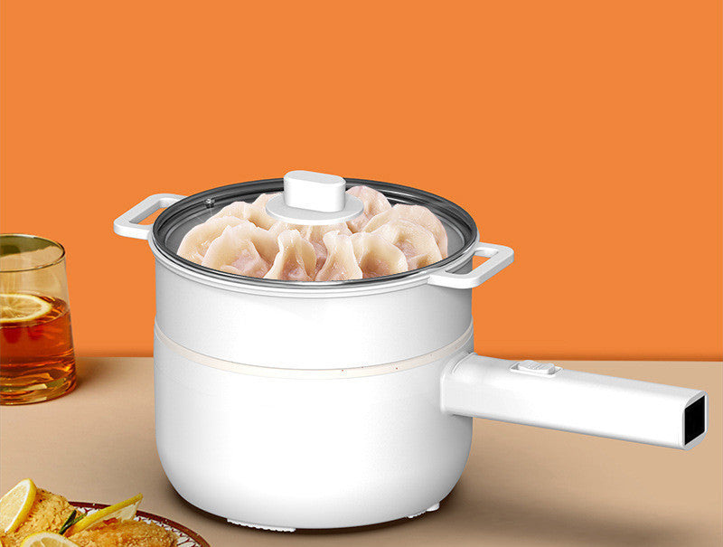 Multifunctional Electric Cooker Student Dormitory Small Electric Cookware Hot Pot Long Handle Electric Frying Pan sun store
