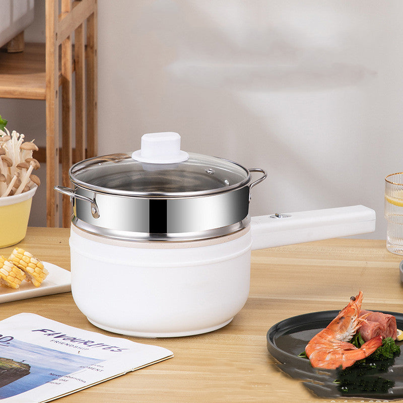 Multifunctional Electric Cooker Student Dormitory Small Electric Cookware Hot Pot Long Handle Electric Frying Pan sun store