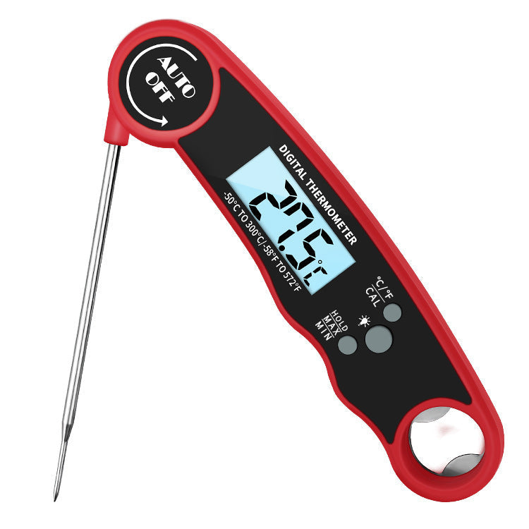 Folding Kitchen Food Thermometer Electronic Food Grill Thermometer sun store