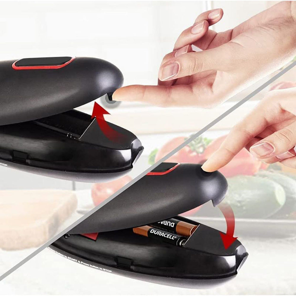 Electric Can Opener Automatic Jar Bottle Can Machine One Touch Portable Kitchen Hand Free Opening Opener Tool Gadgets sunstore