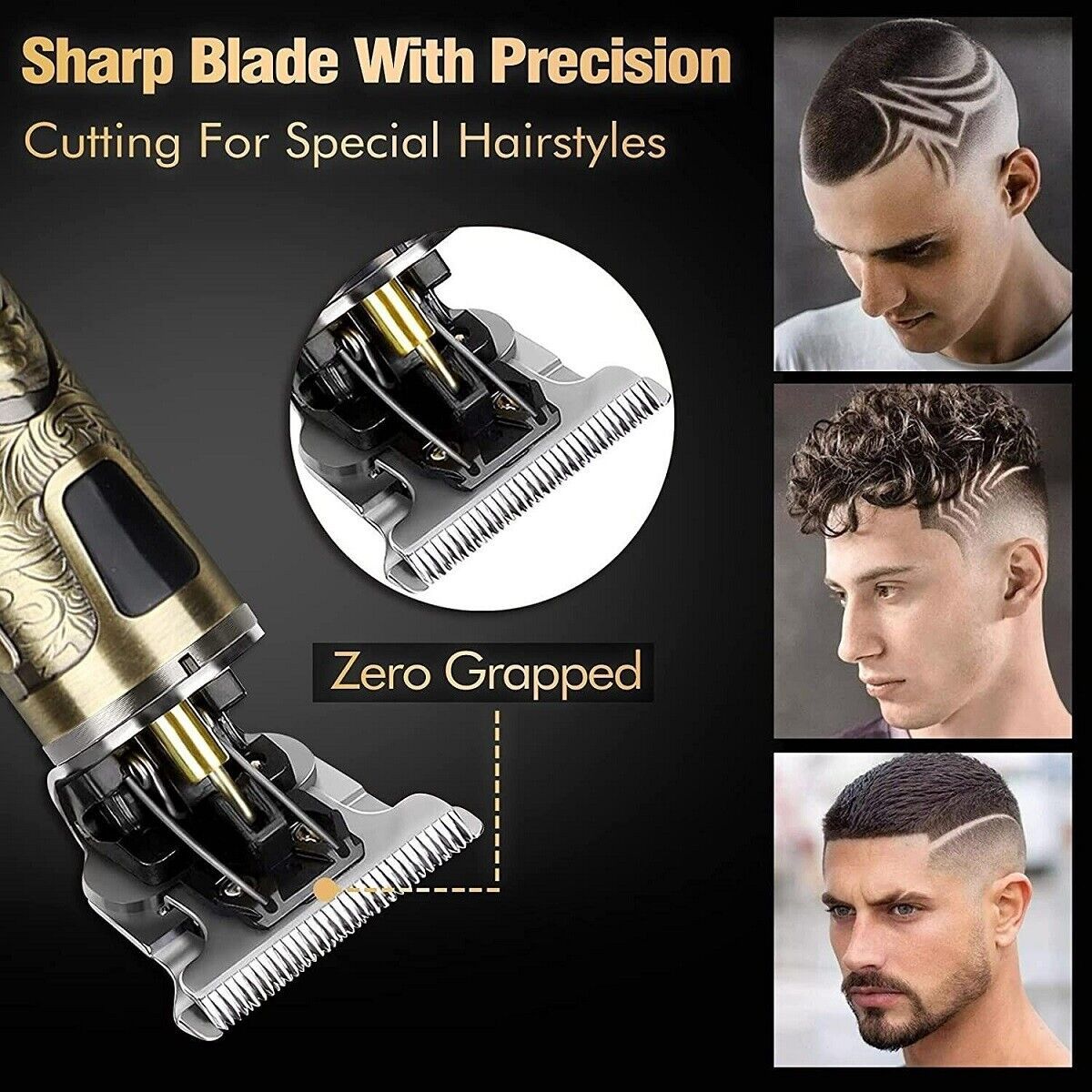 Mens Professional Hair Clippers Electric Shaver Trimmers Machine Cordless Beard sun store