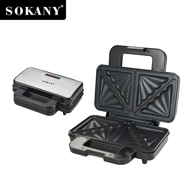 SOKANY08001 Sandwich machine Home breakfast machine Griddle electric baking pan double-sided bread press toaster Hypersku