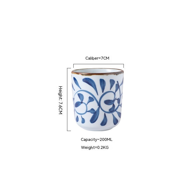 Porcelain Household Ceramic Kettle Tea Japanese Retro sun store