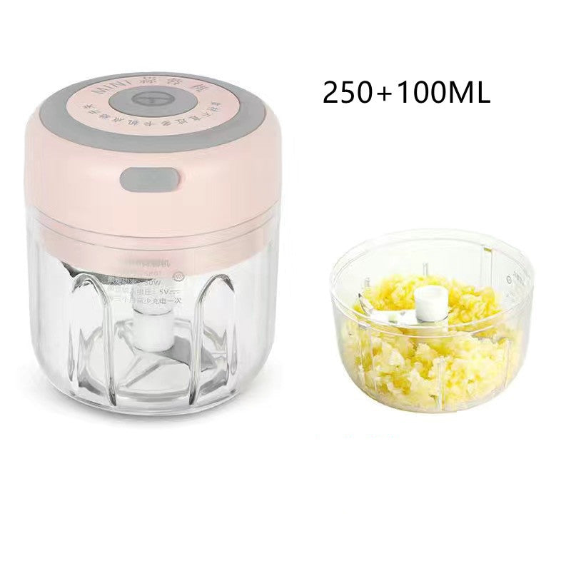 Mini Electric Garlic Chopper USB Charging Ginger Masher Machine Sturdy Durable Chili Vegetable Crusher Kitchen Tool sun store