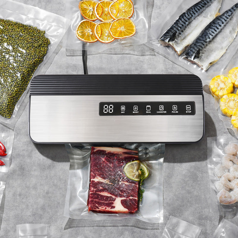 Electric Food Vacuum Sealer Automatic Dry Wet Sealing Packaging Machine sun store
