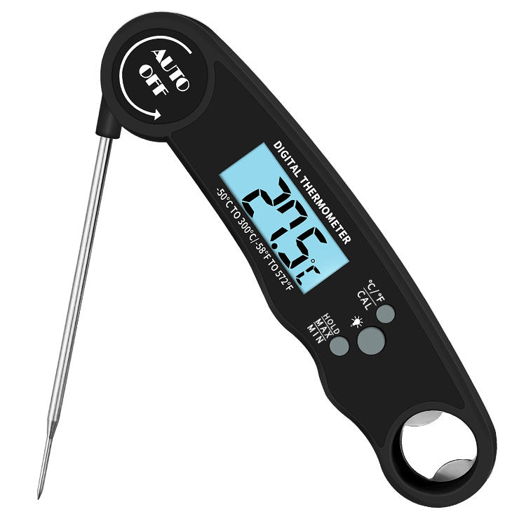 Folding Kitchen Food Thermometer Electronic Food Grill Thermometer sun store