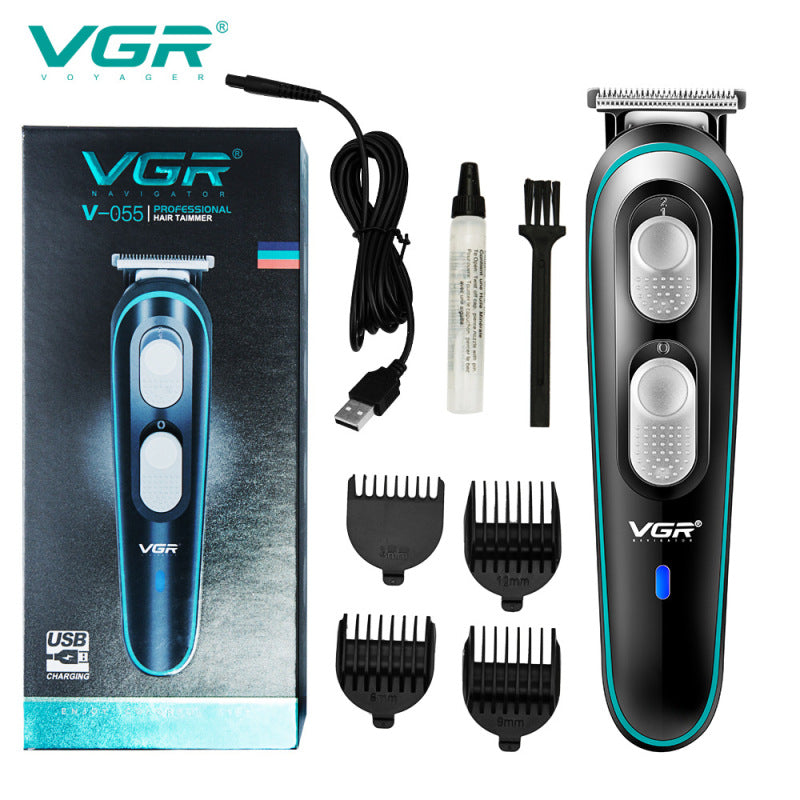 new USB electric clipper Fine trim razor Electric clipper rechargeable Amazon V055