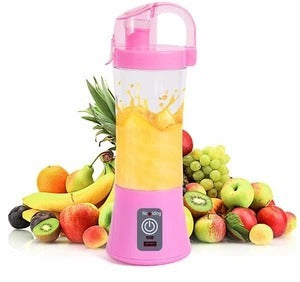 Portable Electric Fruit Juicer Handheld Smoothie Maker Blender USB Rechargeable Mini Juice Cup