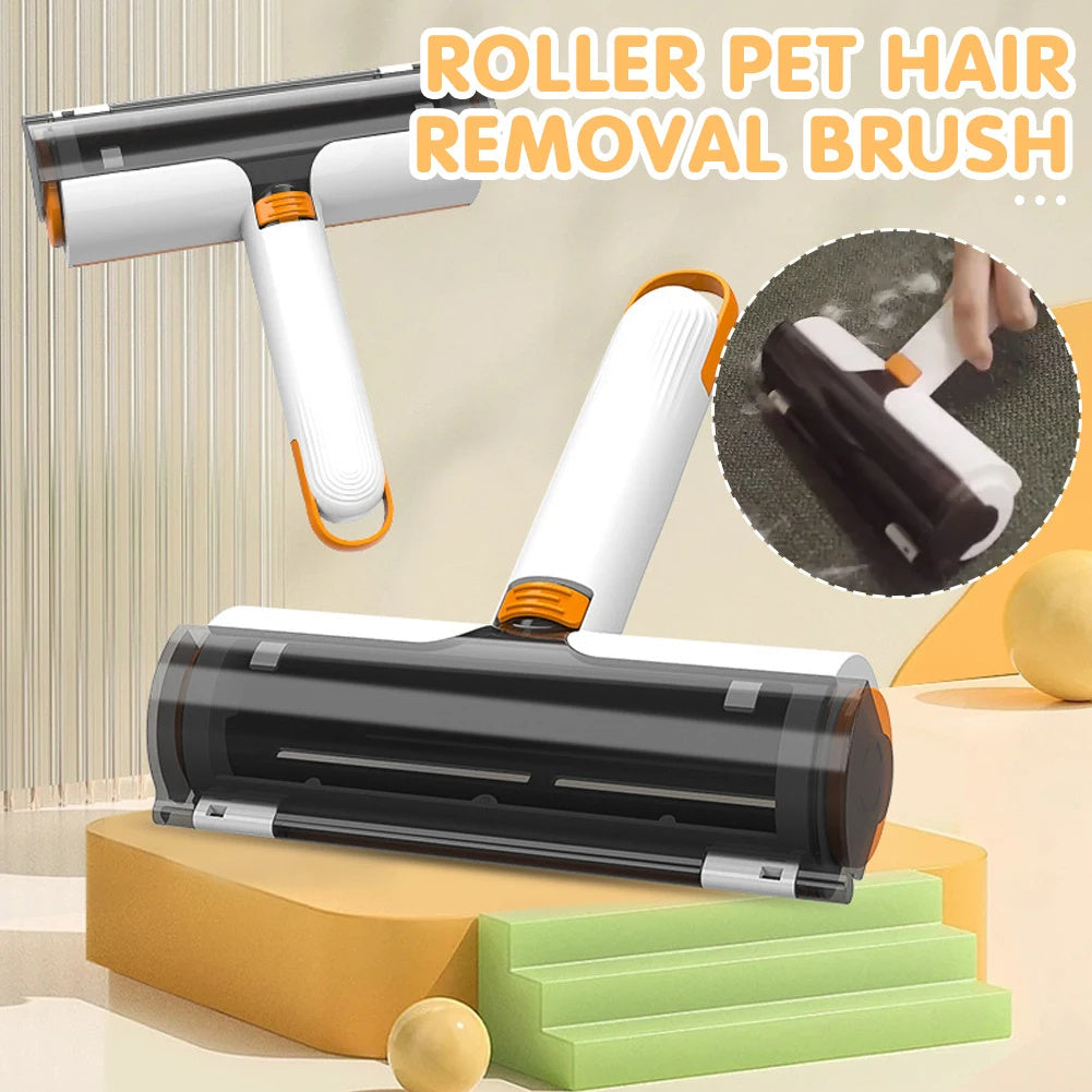 2 In 1 Pet Hair Removal Roller Multifunctional Portable Washable Hair Removal Brush Pet Supplies sun store