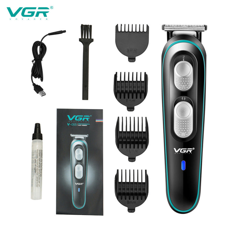 new USB electric clipper Fine trim razor Electric clipper rechargeable Amazon V055