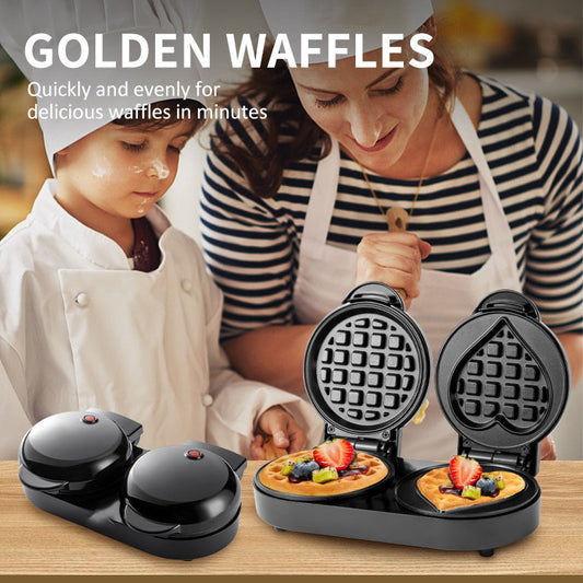 Eurogauge home breakfast machine Waffle Machine all convenient mini love shaped round cake electromechanical cake stall