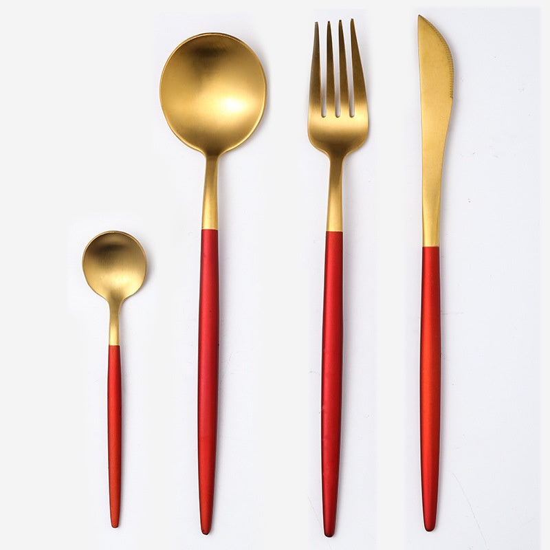 tableware stainless steel spoon set sun store