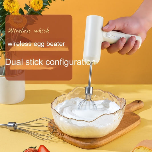 Wireless Mini Cream Blender Handheld Electric Whisk Household