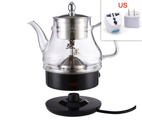 1L Automatic Steam Tea Maker Insulation Household Glass Electric Kettle